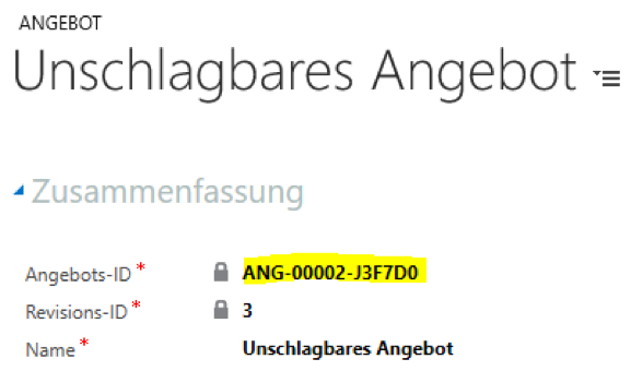 Beispiel ohne Autonummerierung